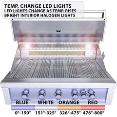 Sunstone Ruby Series 5 Burner Pro-Sear 42" with Infrared – Ruby5BIR-LP