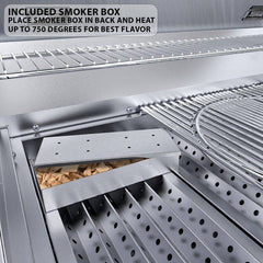 Sunstone  30" Ruby 3 Burner Pro Sear Grill Ruby3B-LP