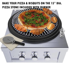 Sunstone 24" Power Cirque  Flat-Top Griller Package – SUN24PCB-PB-LP