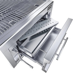 Sunstone 28″ Single Zone 304 Stainless Steel Charcoal Grill - SUNCHSZ28
