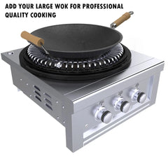 Sunstone 24" Power Cirque  Flat-Top Griller Package – SUN24PCB-PB-LP