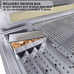Sunstone Ruby 4 Burner Pro-Sear 36" with Infrared – Ruby4BIR-LP