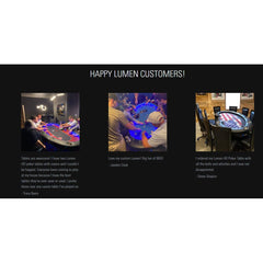 BBO Poker Tables Lumen LED Poker Table-2BBO-LUM