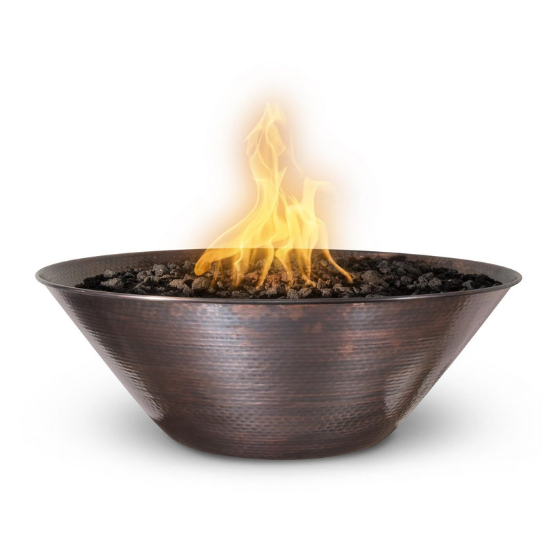 The Outdoor Plus Remi Fire Bowl – Hammered Patina Copper 31